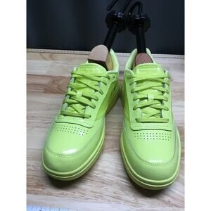 Reebok Cardi B x Coated Club C Double Sneakers Women's 9 Green Athletic Shoes